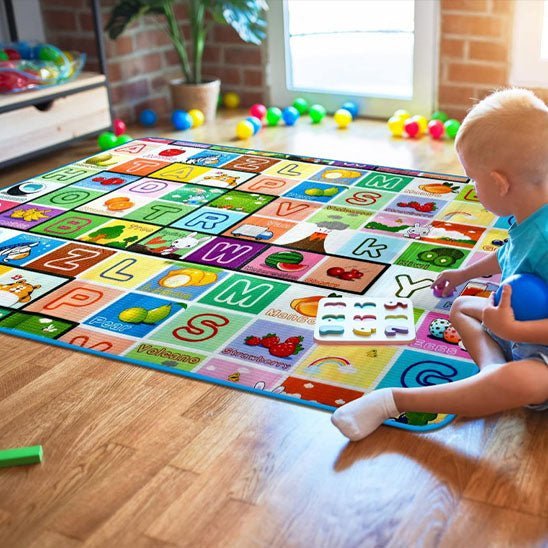 Pourquoi un tapis de jeu est essentiel? - Maman&Bébé-Boutique Mahunart