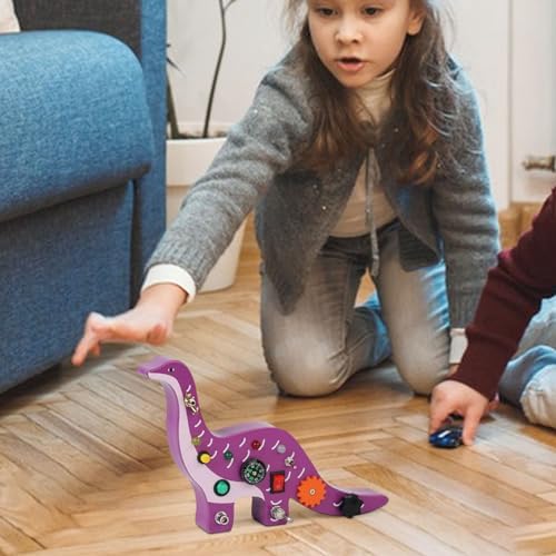 Tableau Montessori - BusyBoardCircuit™ - Brachiosaure - Maman et Bébé - Boutique Mahunart