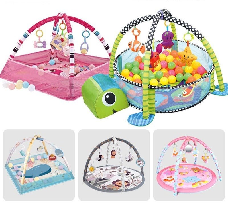 tapis d'éveil à balles marine pour bébé - Maman&Bébé - Boutique Mahunart
